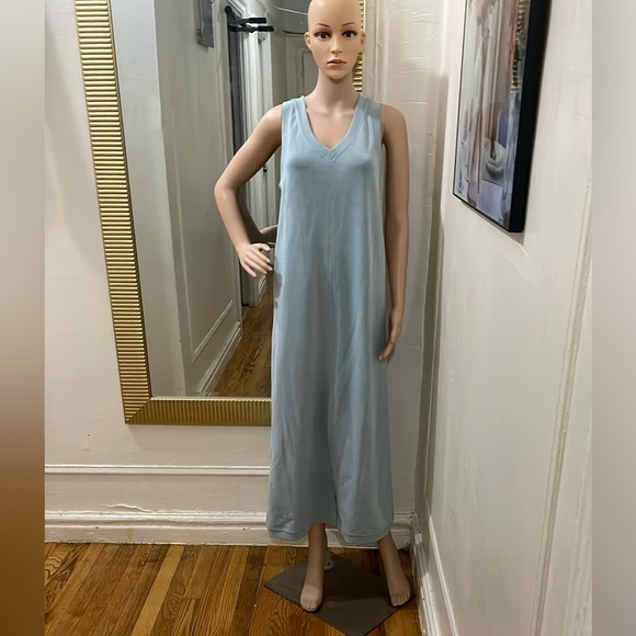 Lululemon Light Blue Sleeveless Maxi Dress - Picture 1 of 11